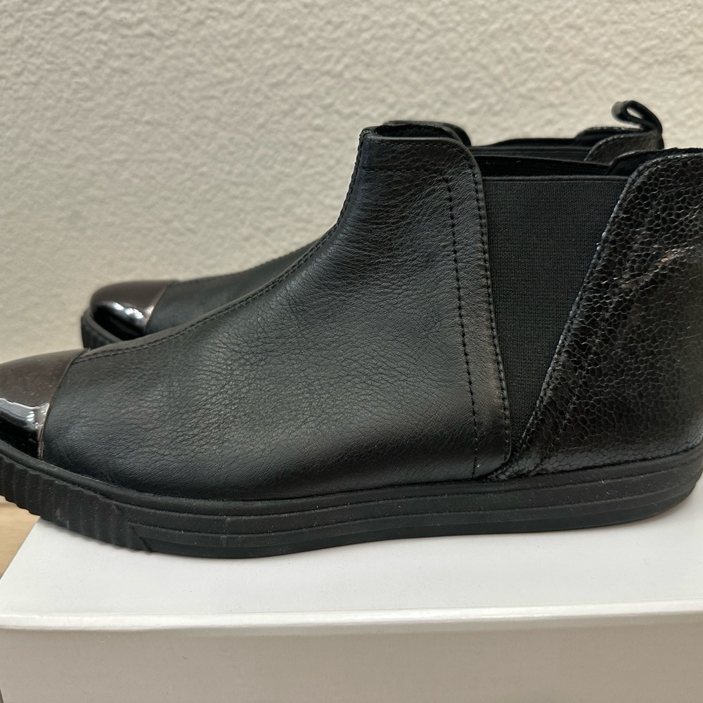 Geox Black duo-leather boots/shoes